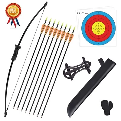 ELONG Archery Recurve Bow and Arrow Youthbow Set - Beginner Bows for Outdoor  - Image 1 of 4