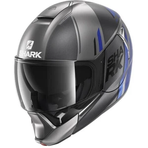 Motorcycle Helmet Shark EVOJET Vyda Grey Matt Blue Size M - Picture 1 of 6