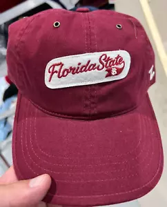 Gorra/sombrero con correa/sombrero Zephyr con granate vintage del estado de Florida - Imagen 1 de 1