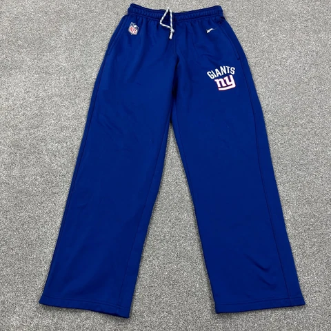New York Giants Pants Men Small Blue Nike Therma Fit Sweatpants Warm Ups Joggers Cover