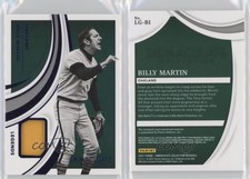 2021 Panini Immaculate Legends Materials Blue /25 Billy Martin #LG-BI