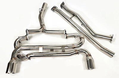 2013-2021 Subaru BRZ, Scion FRS FR-S, FT86 GT86, Full Dual Mufflerless Exhaust - Image 1 of 4