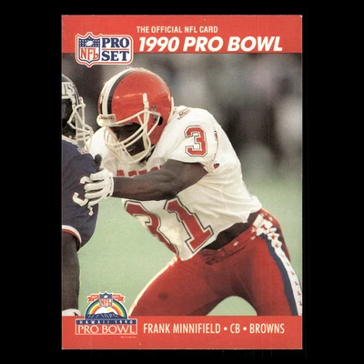 Frank Minnifield #357 1990 Pro Set Cleveland Browns Football Card NFL - Image 1 of 3