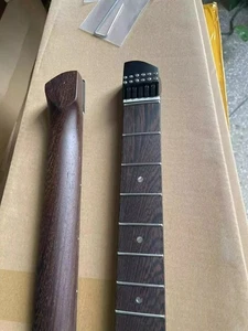 24 Bund 6 Saiten Headless Wenge Gitarrenhals Saiten unvollendet Hals Ersatz - Bild 1 von 7