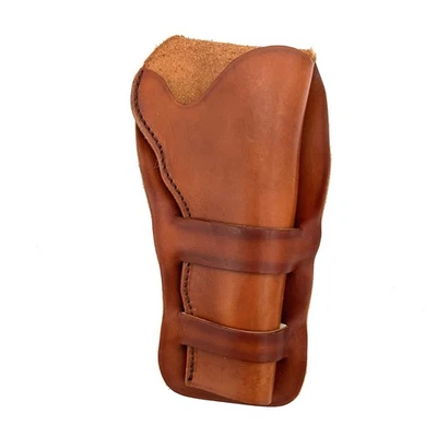 Кожаная кобура для пистолета OWB коричневая/коричневая сшитая вручную - Изображение 1 из 4