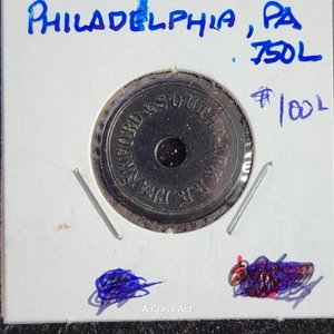 Frankford And Southwark Railroad Token. PA750L. Fifth & Sixth Streets. B2322 - Picture 1 of 5
