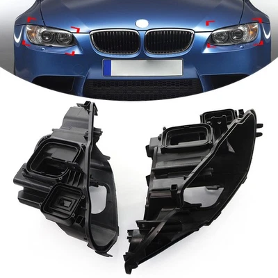 Pair Of Headlight Rear Shell Base For BMW E92 E93 M3 328i 335i 2006-2009 - Image 1 of 4