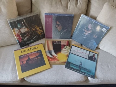 Original Master Recording Vinyl Record Collection Lot 6 Albums 3 Sealed MFSL  - Image 1 of 4