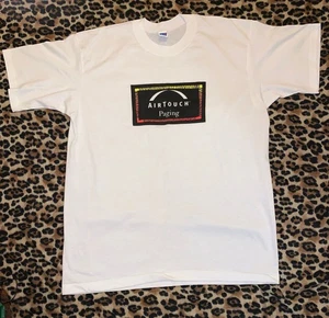 Vtg 1990s AIRTOUCH PAGING Promo T shirt Extra Large tech beeper Single Stitch - Picture 1 of 5