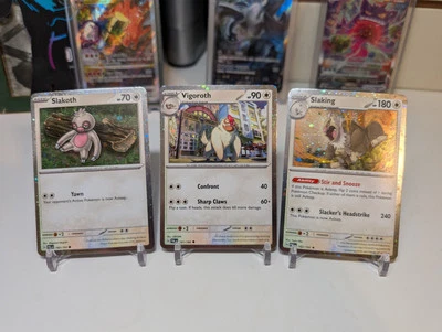 Pokémon Slakoth 160/193 Vigoroth 161/193 Slaking 162/193 Cosmos Holo Promos NM - Image 1 of 4