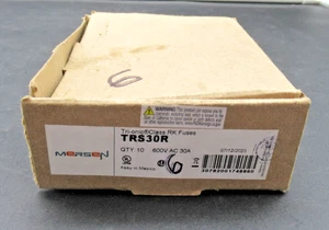 6 Stück Mersen Ferraz Shawmut TRS30R Tri-Onic Zeitverzögerungssicherungen 30a 600v Klasse RK5 - Bild 1 von 5