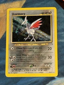 Skarmory 13/111 Pokemon Neo Genesis Unlimited Holo Rare MP - Picture 1 of 13