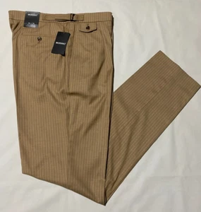 Murano Men's Big & TALL ZAC Classic fit Ultimate Comfort Stretch Waistband-Pants - Picture 1 of 7
