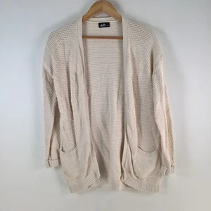 Dotti womens knit cardigan size XS beige long sleeve cotton 104257 - Picture 1 of 9