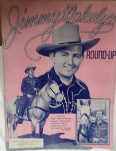 JIMMY WAKELY / ORIGINAL 1944 SONG FOLIO / SOUVENIR PROGRAMM - SEHR GUTER ZUSTAND - Bild 1 von 1