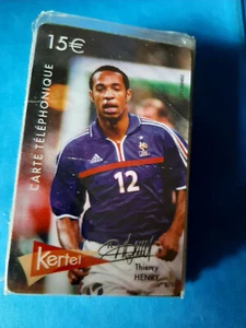Postal Teléfono Thierry Henry - Imagen 1 de 1
