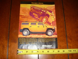 ANUNCIO ORIGINAL DE 2003 HUMMER H2 BF GOODRICH - Imagen 1 de 6
