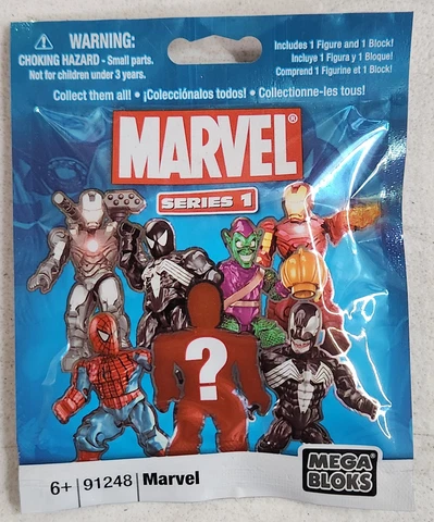 MARVEL MEGA BLOKS "SERIES 1" BLIND BAG (BRAND NEW) Cover