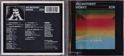Pat Metheny-Works-ECM 823370-Vintage 1984 Jazz CD-NM For The Disc-VG+ For Art!! Foto 1 de 2