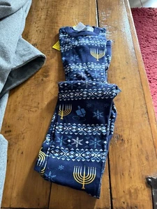 hanna andersson pajamas New NWT Size 150 Boy Girl Hanukkah Pjs - Picture 1 of 3