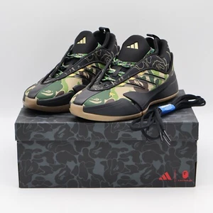 JH6358 A BATHING APE adidas Dame 9 Core Black (Men's) - Picture 1 of 10