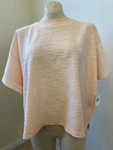 NWT old Navy Women’s XLARGE light Pink/pink Oversized Short Sleeve crop Top - Picture 1 of 6