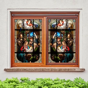 3D Newborn Baby D3302 Window Film Print Sticker Cling Stained Glass UV Block Amy - Picture 1 of 11