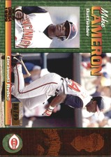 1999 Pacific Omega Copper Cincinnati Reds Baseball Card #62 Mike Cameron /99