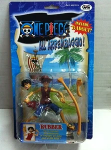 One Piece All'Arrembaggio! RUBBER Luffy Action Figure 12 cm MOC - Foto 1 di 1