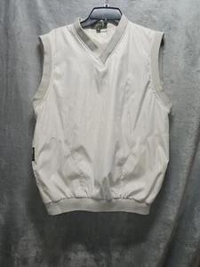 The Iron Collection Mens MED Pull Over Vest With Pockets Cream - Picture 1 of 7