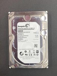 SEAGATE ST6000NM0034 3.5" SAS SERVERHDD 6TB 7.2K RPM 1HT27Z-001 USE 24 DAYS ONLY - Picture 1 of 5