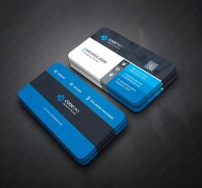 500 business card production printing Custom PVC Full color double-sided ID Card - Image 1 of 4