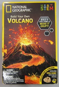 National Geographic STEM Toy Build Your Own Volcano Science Kit Kids NEW  - Picture 1 of 4