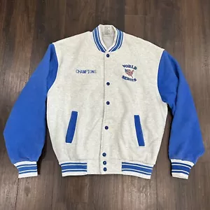 Vintage 1997 Bronco World Series Champions Varsity Jacket Fruit of the Loom L - Picture 1 of 11
