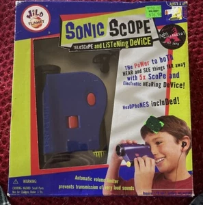1997 Wild Planet Sonic SCOPE Toy Telescope & Listening Device With Headphones - Picture 1 of 3