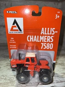 1/64th Scale Allis Chalmers 7580 Tractor 4wd Duals Ertl Die-Cast - Picture 1 of 5