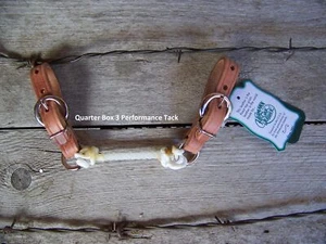 Curb - Harness Leather with Rope (Natural) - Picture 1 of 3