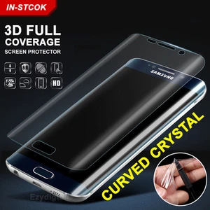FULL Coverage Curved Clear Screen Protector For Samsung Galaxy Note9 S9 S10+ S10 - Picture 1 of 8