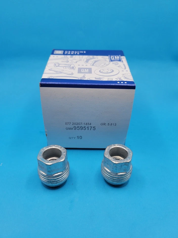 Tuerca de rueda genuina GM # 9595175 (caja de 10) Foto 1 de 2