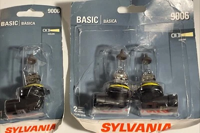 SYLVANIA - 9006 Basic - Halogen Bulb for Headlight Fog Daytime Lights (3 Bulbs) - Image 1 of 4