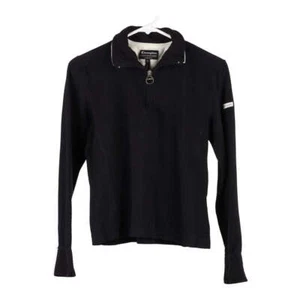 Age 10-12 Champion 1/4 Zip - Medium Black Cotton - Picture 1 of 4
