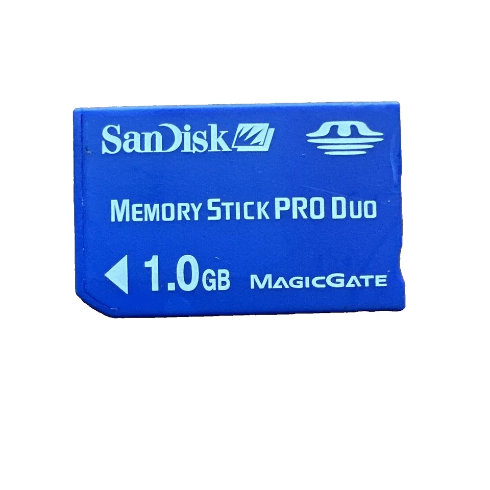 SanDisk 1GB Memory Stick Pro Duo Genuine Memory Card For Sony Camera / PSP - Image 1 of 1