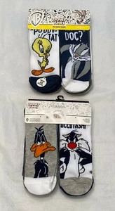 Women's Looney Tunes No Show Socks-Pack of 10: Shoe Size-4-10 - Picture 1 of 4