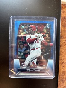 2023 Bowman Chrome Jordan Walker Blue /150 - Rookie - St. Louis Cardinals