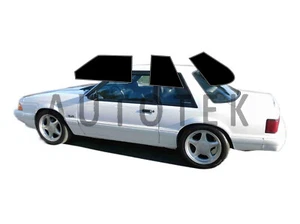 PreCut All Sides Window Film Any Tint Shade % For Ford Mustang Coupe 1980-1993 - Picture 1 of 11