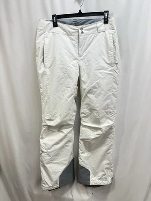 Columbia Omni-Heat Mujer’s Talla M Blanco Esquí Impermeable Nieve Pantalones Foto 1 de 4