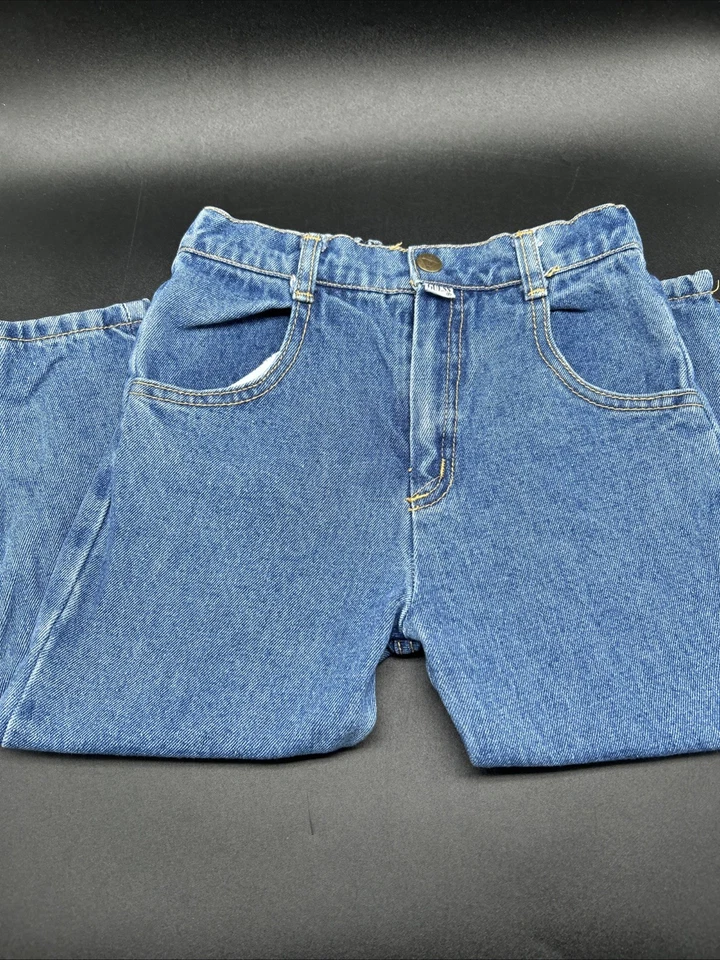 VTG Guess Jeans By Marciano Girls Ankle Zipper Medium-Wash Blue Punk - Image 1 of 4