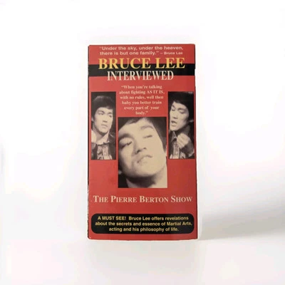 Pierre Berton Show: Bruce Lee Interviewed (1998, VHS) RARE INTERVIEW Tested Foto 1 de 4