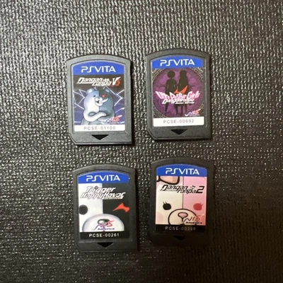 Danganronpa 1+2+V5+Ultra Despair Girls Playstation PS Vita Games Lot -tested- - Image 1 of 2