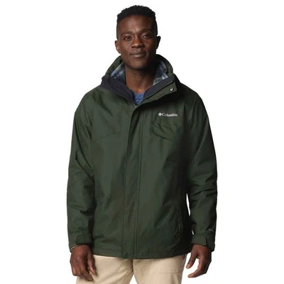 Columbia Men’s Big Tall Bugaboo II Fleece Interchange Winter Jacket Green 3XT - Image 1 of 4
